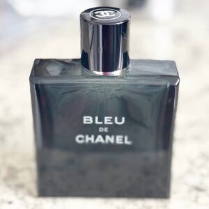 EMPTY Bleu De Chanel 3.4 fl oz 100 ml Eau de Toilette Spray Bottle Magnetic Cap